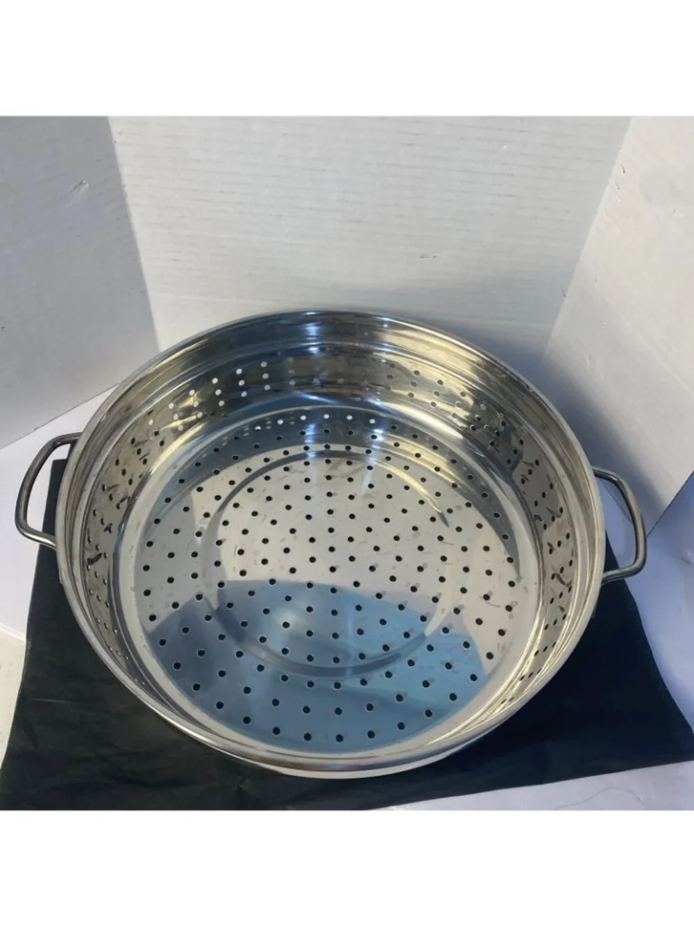 Stainless Steel Steamer Insert Fits 5 Qt Stock Pots Good Condition